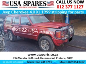 1999 Jeep Cherokee 4.0 XJ stripping for used parts for sale