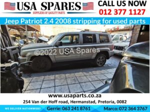2010 Jeep Patriot 2.4 stripping for used parts for sale