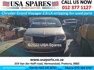 2008 Chrysler Grand Voyager 2.8 LX stripping for used parts for sale