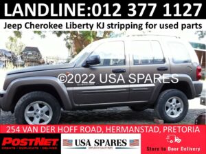 Jeep Cherokee Liberty KJ stripping for used parts