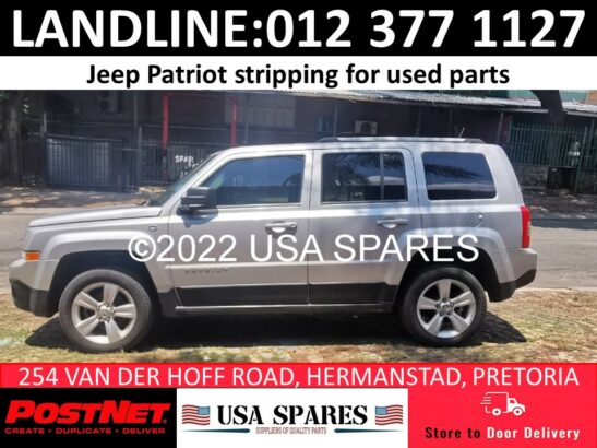 Jeep Patriot stripping for used parts