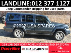 Jeep Commander stripping for used parts