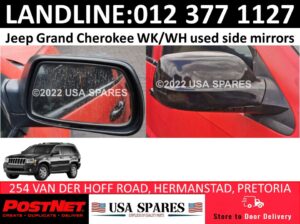 Jeep Grand Cherokee WK/WH used side mirrors for sale