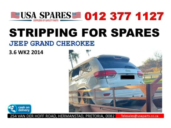 Jeep Grand Cherokee 3.6 Wk2 2014 stripping for spares