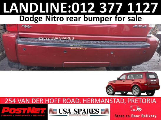 Dodge Nitro SXT/RT used rear bumper for sale