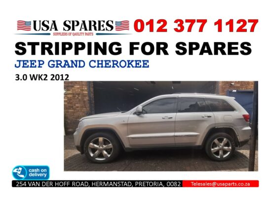Jeep Grand Cherokee 3.0 WK2 2012 stripping for used spares