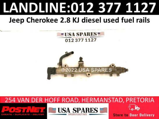 Jeep Cherokee 2.8 KJ diesel used fuel rail for sale