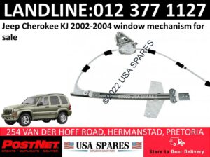 Jeep Cherokee Liberty KJ front window mechanism for sale
