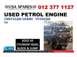 Chrysler Grand Voyager 3.8 used petrol engine for sale