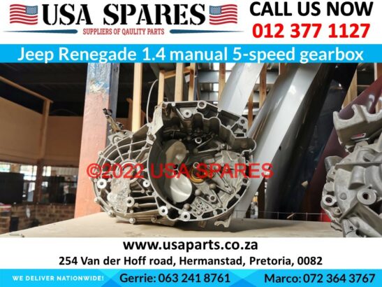 Jeep Renegade 1.4 used 5 speed manual gearbox for sale