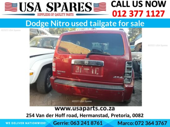 Dodge Nitro SXT / RT tailgate for sale