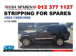 Jeep Cherokee 3.7 KJ 2005 stripping for used spares
