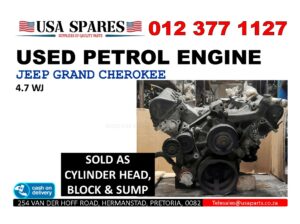 Jeep Grand Cherokee 4.7 WJ used petrol engine for sale