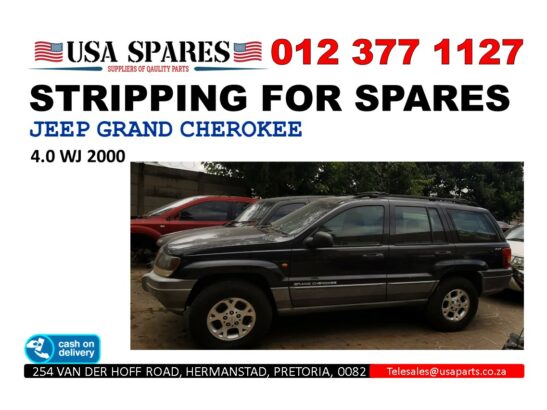 Jeep Grand Cherokee 4.0 WJ 2000 stripping for used spares