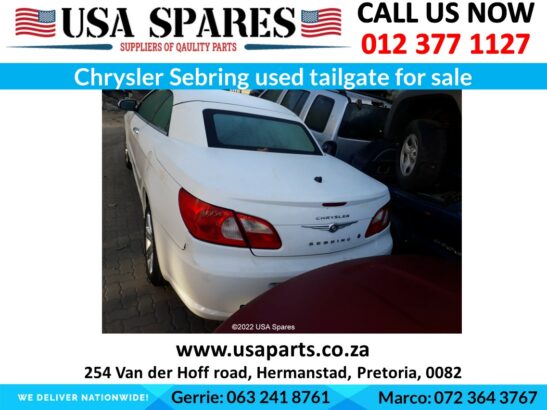 Chrysler Sebring tailgate for sale