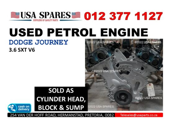 Dodge Journey 3.6 SXT/RT V6 used petrol engine for sale