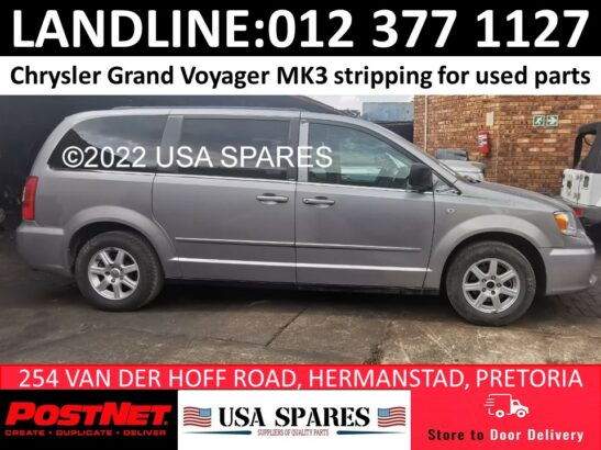 Chrysler Grand Voyager MK3 2008-18 stripping for used parts