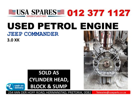Jeep Commander 3.0 XK used diesel engine for sale