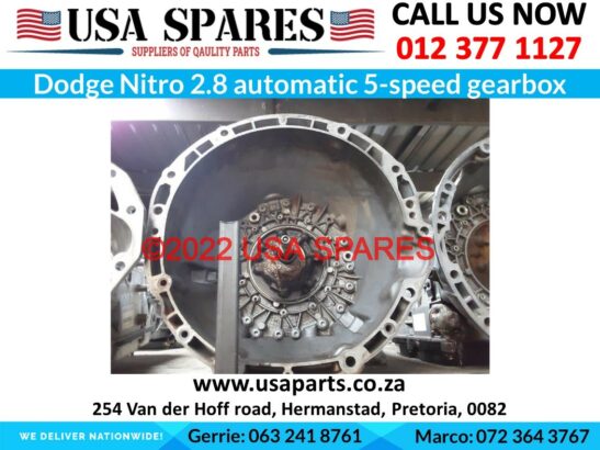 Dodge Nitro 2.8 SXT/RT used 5 speed automatic gearbox for sale