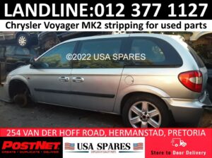 Chrysler Voyager 2003-07 stripping for used parts