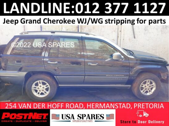 Jeep Grand Cherokee WJ/WG 1999-04 stripping for used parts