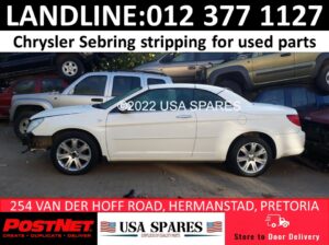 Chrysler Sebring 2005-10 stripping for used parts
