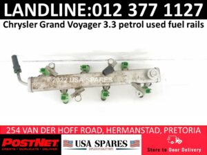 Chrysler Grand Voyager 3.3 petrol used fuel rail for sale