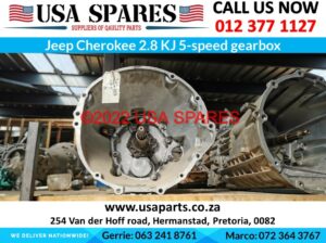 Jeep Cherokee 2.8 KJ used 5 speed manual gearbox for sale
