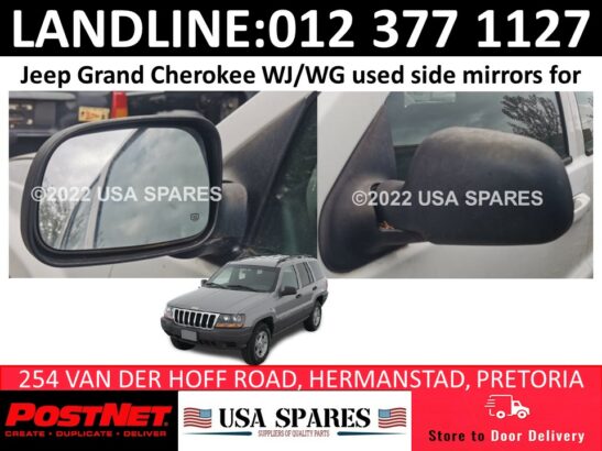 Jeep Grand Cherokee WJ/WG used side mirrors for sale