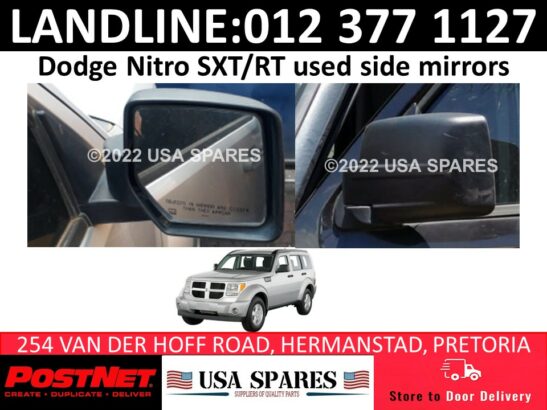 Dodge Nitro SXT/RT used side mirrors for sale