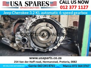 Jeep Cherokee 3.2 KL used 6 speed automatic gearbox for sale