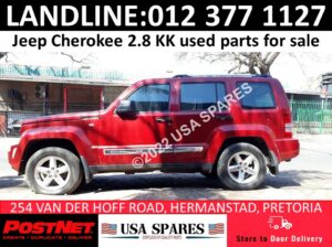 Jeep Cherokee Liberty 2.8 KK used spares for sale
