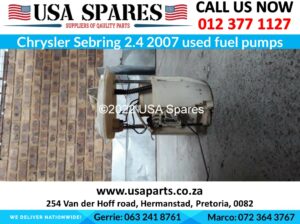 2007 Chrysler Sebring 2.4 petrol used fuel pump for sale