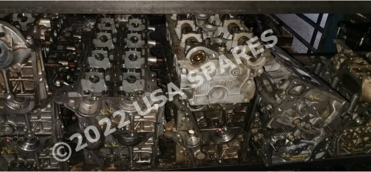 Jeep used cylinder heads and other spares parts for sale
