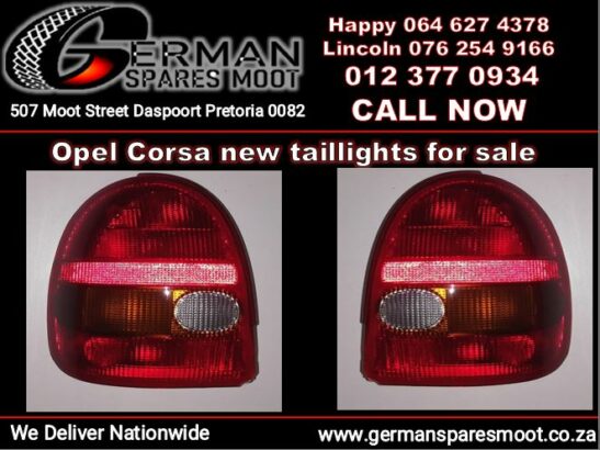 Opel Corsa new taillights and spares for sale