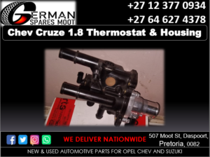 Chev Cruze1.8 thermostat and housing