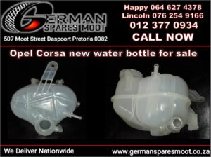 Opel Corsa d new water bottle and spare parts for sale