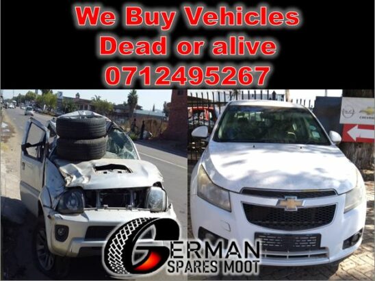 We buy accident damage and other vehicles