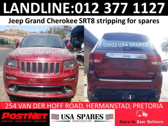 Jeep SRT8 used stripping spares and parts for sale