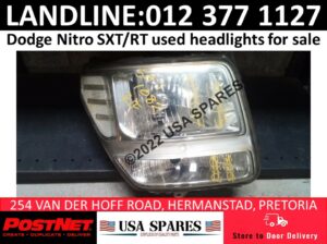 Dodge Nitro SXT/RT used headlights for sale