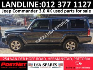 Jeep Commander 3.0 XK used spares for sale