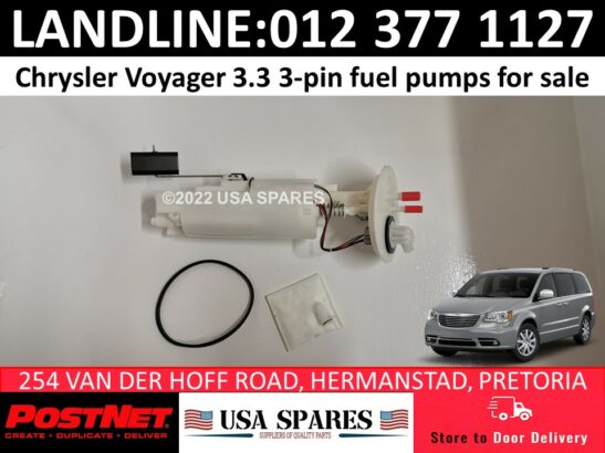 Chrysler Voyager 3.3/3.8 3-pin new fuel pump for sale