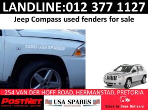 Jeep Compass MK used fenders shells for sale