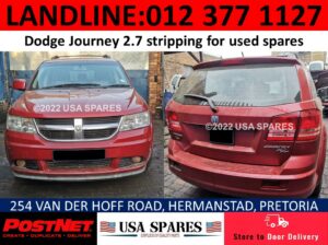 Dodge 2.7 SXT/RT used stripping spares and parts for sale
