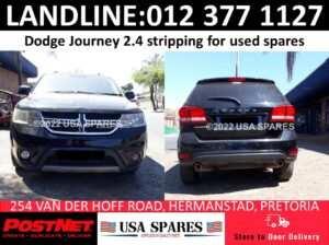 Dodge 2.4 SXT/RT used stripping spares and parts for sale