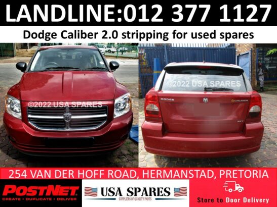 Dodge 2.0 SXT/SE used stripping spares and parts for sale