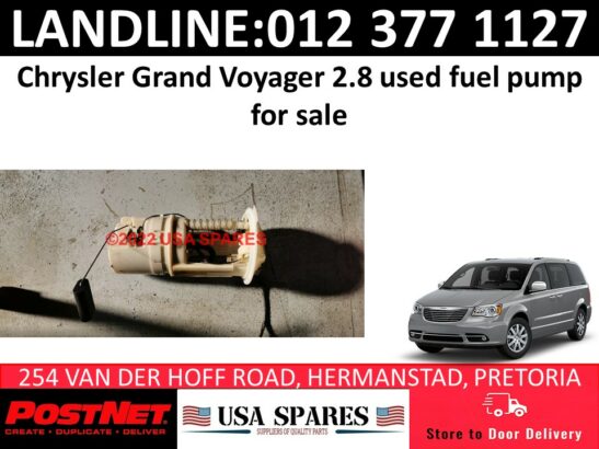 Chrysler Grand Voyager 2.8 used fuel pumps for sale