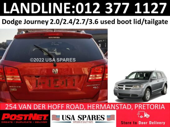 Dodge Journey SXT/RT tailgate/boot lid for sale