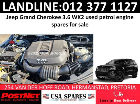 Jeep Grand Cherokee 3.6 WK2 used engine spares for sale