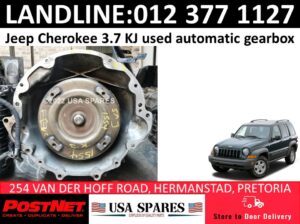 Jeep Cherokee Liberty 3.7 KJ used automatic gearbox for sale